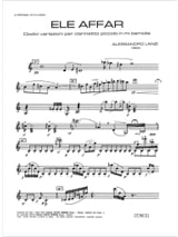 Ele Affar - Alessandro Lanzi - Partition - Clarinette
